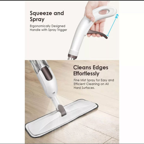 Magic Spray Flat Mop – Effortless Cleaning An...